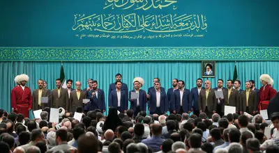 مراسم عید بزرگ ولادت پیامبر و امام صادق در حسینیه امام خمینی(ره) برگزار شد