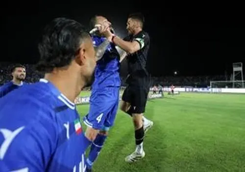 عکس دو نفره بازیکن جدید پرسپولیس و فردوسی‌پور