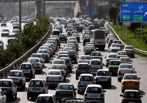 ترافیک سنگین در آزادراه‌های قزوین و کرج – تهران