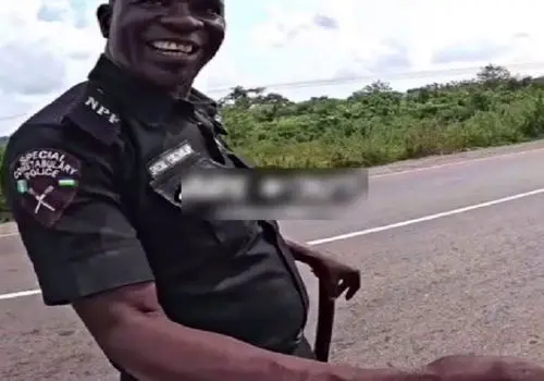 عاقبت درخواست پول دو پلیس نیجریه از توریست زن خارجی!+ فیلم