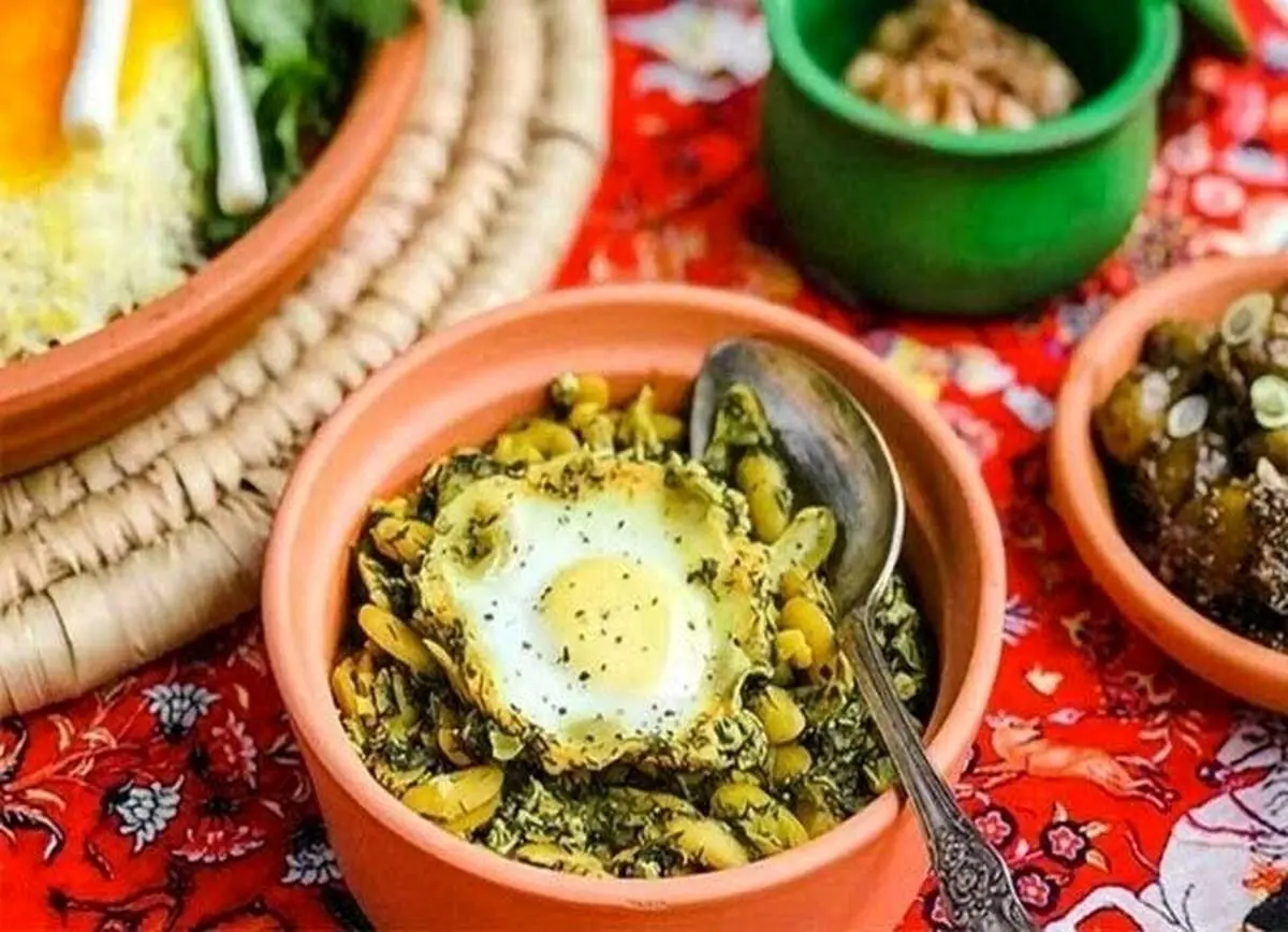 طرز تهیه خشکاویج با باقالی تازه