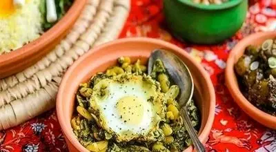 طرز تهیه خشکاویج با باقالی تازه