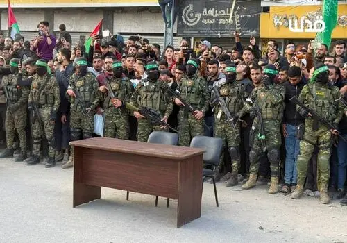 استقبال حماس از  از تاسیس گروه «لاهه» با انتشار این بیانیه