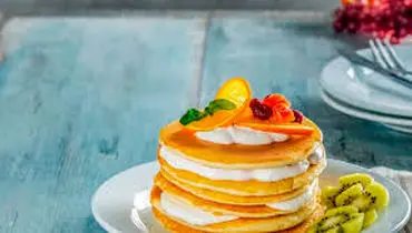 طرز تهیه پنکیک پرتقالی؛ تجربه‌ای تازه و خوشمزه