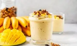 دستور تهیه بستنی رژیمی خانگی + فیلم