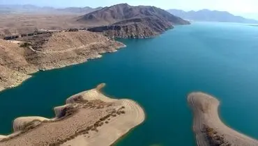  تازه‌ترین تصویر از حجم انباشته آب در پشت سد کجکی افغانستان