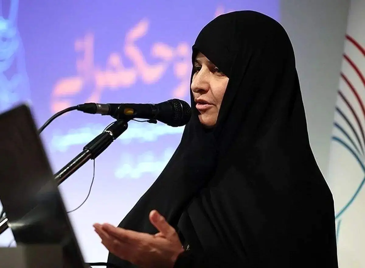 سخنرانی جمیله علم الهدی در مراسم اربعین همسرش+ فیلم