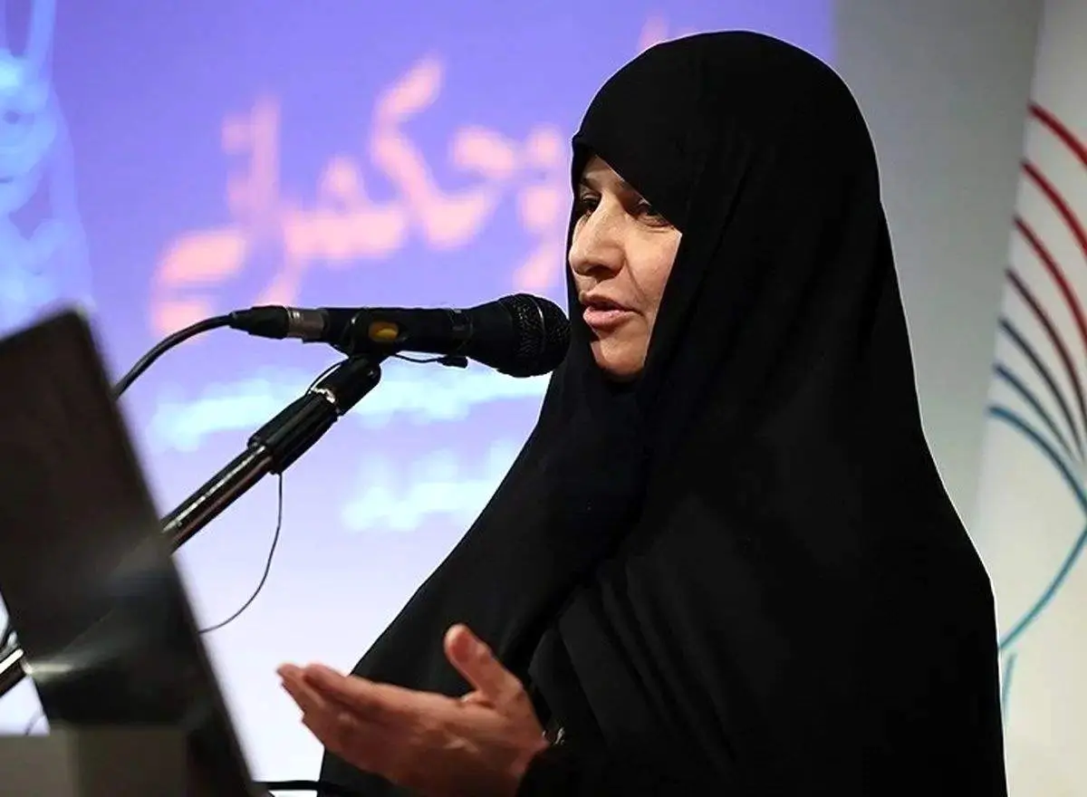 سخنرانی جمیله علم الهدی در مراسم اربعین همسرش+ فیلم
