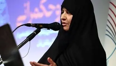 سخنرانی جمیله علم الهدی در مراسم اربعین همسرش+ فیلم