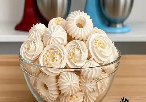 طرز تهیه لذیذترین شیرینی مرنگ ترد و پفکی فقط با ۳ قلم مواد+ فیلم/ متفاوت ترین دستور پخت شیرینی مرنگ