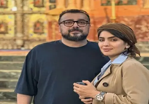 لحظه‌های گرم و صمیمی سپند امیرسلیمانی و مونا کرمی در کنار پسرشان+عکس