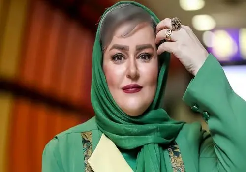 تصاویر نعیمه نظام‌دوست با پالتوی چهارخانه و لبخند همیشگی