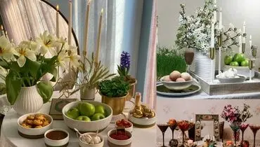 ایده چیدن سفره هفت سین نوروز 1403+تصاویر