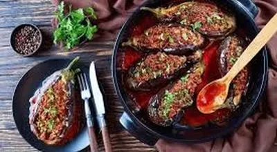  طرز تهیه کارنیاریک ؛ بادمجان شکم پر ترکی