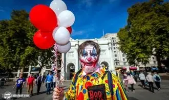 جشن زامبی‌ها در لندن وایرال شد + تصاویر