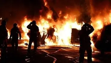 آتش سوزی در لیورپول انگلیس+فیلم