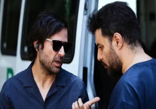 تصویری از هومن سیدی و جواد عزتی و آهنگسازان سریال «وحشی» در جشنواره تورنتو