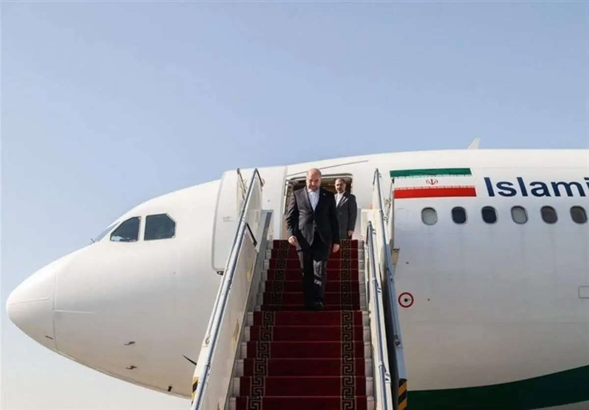 قالیباف وارد کراچی شد؛ ادامه سفر دیپلماسی پارلمانی به پاکستان