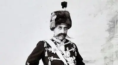 عکس دسته‌جمعی «قزاق‌های گرگان» در زمان مظفرالدین شاه