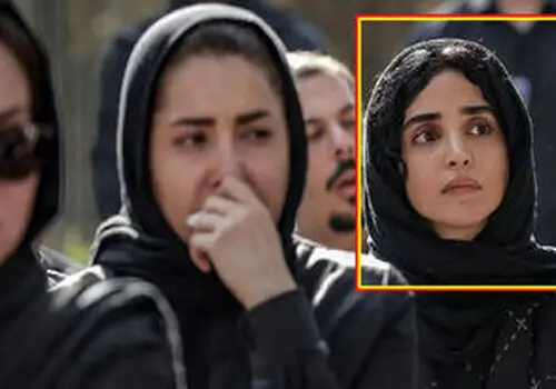 «الهه حصاری» در 18 سالگی و در لباس عروس در اولین فیلم اش؛ سال 87