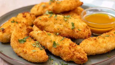 ناگت‌های مرغ با ۴ ماده اولیه؛ طلای شام شب‌های شلوغ
