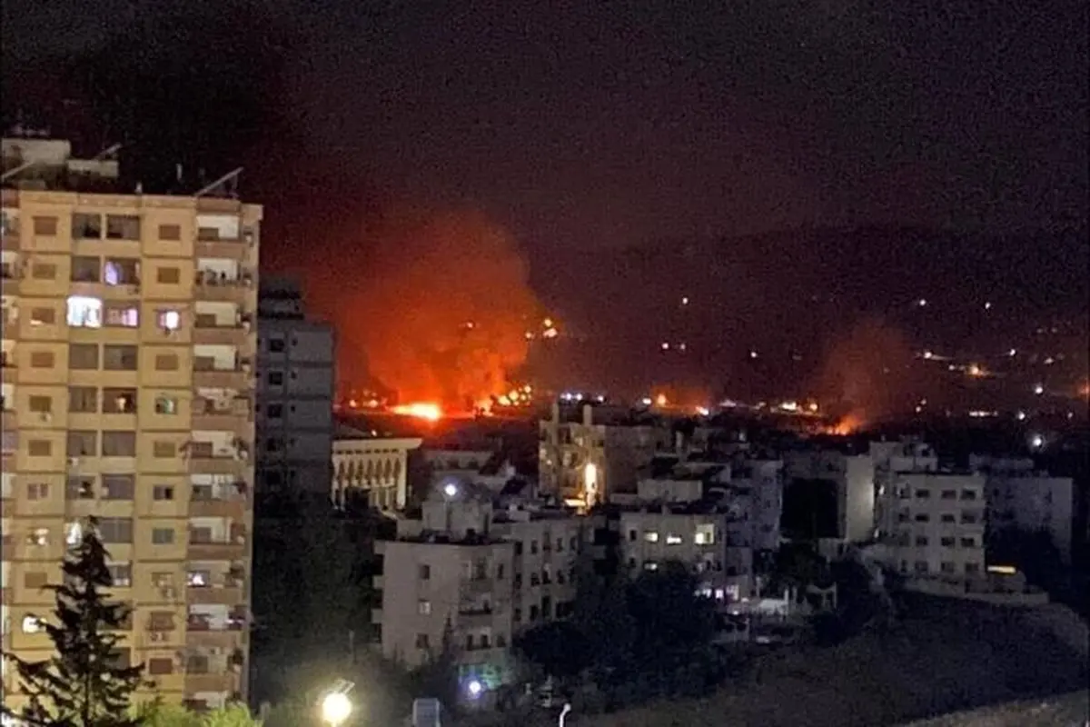 حمله هوایی اسرائیل به حومه دمشق