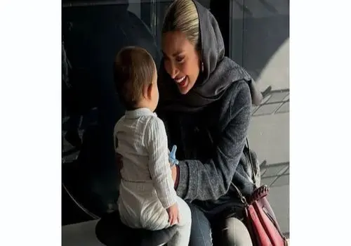 قاب ماندگار مادر و پسر: تصاویر تازه مینا مختاری «همسر بهرام رادان» و جان رادان پربازدید شد!