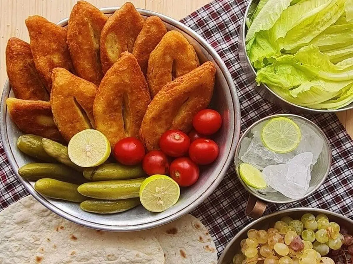 طرز تهیه کتلت سیب زمینی شیرازی بازاری بدون گوشت 