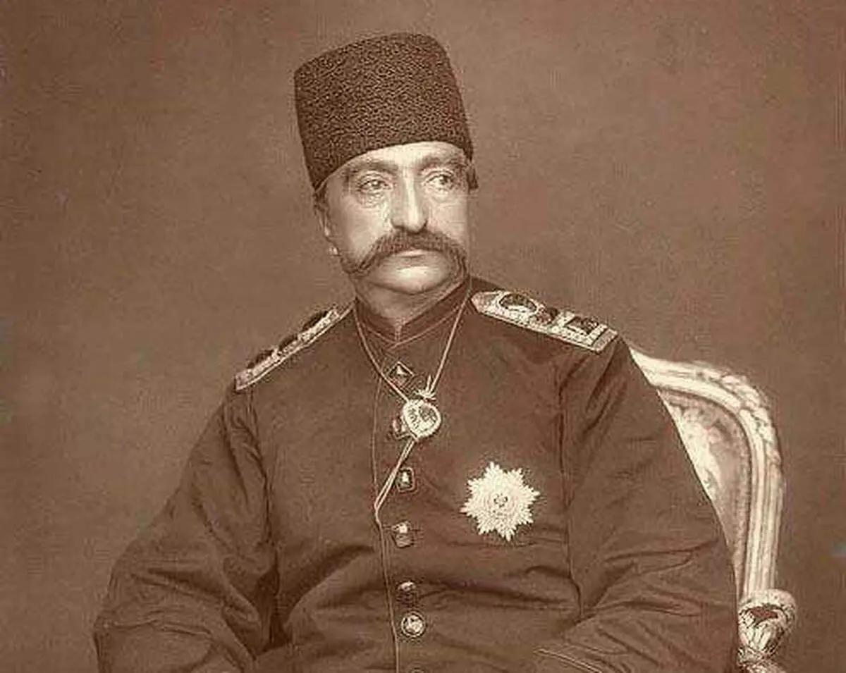 عکس رنگی کمتر دیده‌شده‌ای از ناصرالدین‌شاه در ۳۳ سالگی