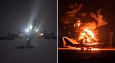 آسیب دیدن یک هواپیمای سوخت‌رسان آمریکایی دیگر