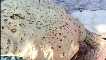 ویدئو | نان غول‌پیکر پاکستانی
