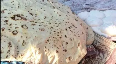ویدئو | نان غول‌پیکر پاکستانی