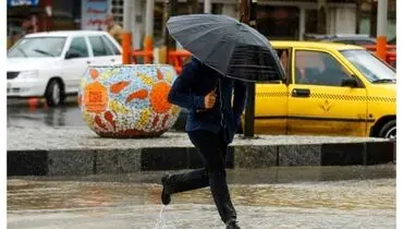 هشدار هواشناسی در خصوص رگبار، رعدوبرق و گردوخاک