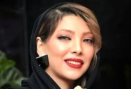 گریم جالب صدف اسپهبدی در پشت‌ صحنه یک نمایش