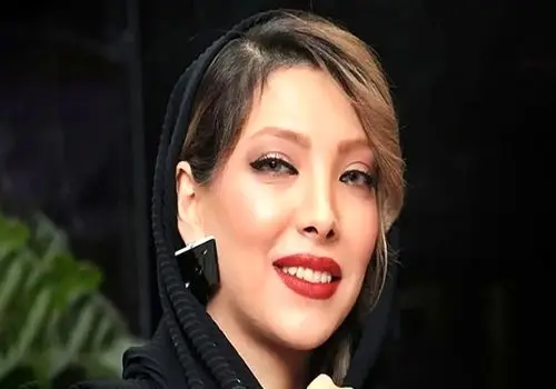 گریم جالب صدف اسپهبدی در پشت‌ صحنه یک نمایش