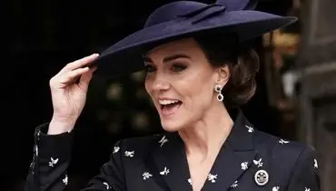 شاهزاده خانم ولز با گوشواره های دایانای فقید و گردنبند مروارید رئیس جمهوری آلمان را همراهی کرد+تصاویر 