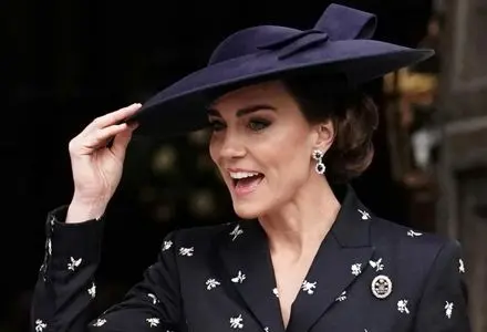 شاهزاده خانم ولز با گوشواره های دایانای فقید و گردنبند مروارید رئیس جمهوری آلمان را همراهی کرد+تصاویر 