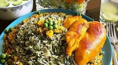 طرز تهیه نخودپلو با مرغ مجلسی
