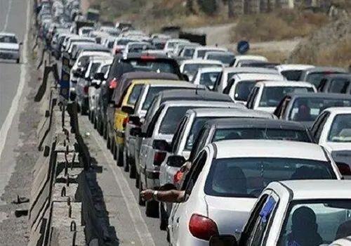  ترافیک پرحجم در این محور شمالی