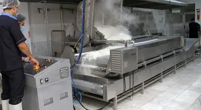 خط پخت اتوماتیک برنج، پخت آسان 500 تا 7 هزار پرس غذا در یک وعده