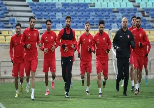 مهمان ویژه تمرین پرسپولیس+ عکس