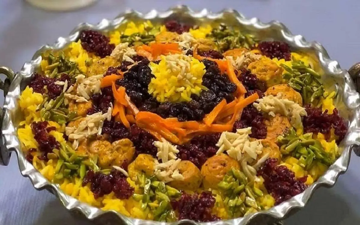 روش تهیه پسته پلو لاکچری به سبک رستورانی