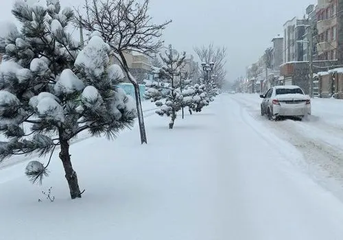 این منطقه تهران در برف غرق شد+ فیلم