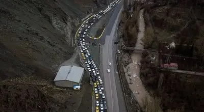  جاده کندوان یک طرفه شد