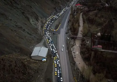  جاده کندوان یک طرفه شد
