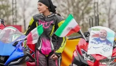 تصاویر توجه‌برانگیز از رژه موتوری زنان در تهران