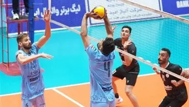 لیگ برتر والیبال| فولاد بالاخره باخت/شهداب به صدر جدول رسید 
