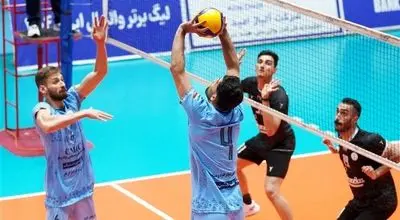 لیگ برتر والیبال| فولاد بالاخره باخت/شهداب به صدر جدول رسید 