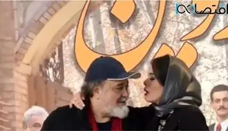 بوسه داغ ملیکا شریفی‌نیا بر معروف ترین مرد سینما ایران / همه شوکه شدند !