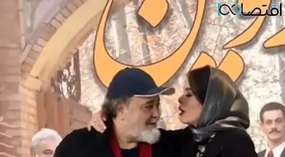 بوسه داغ ملیکا شریفی‌نیا بر معروف ترین مرد سینما ایران / همه شوکه شدند !